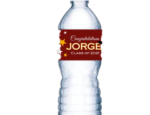 Water Bottle Labels With Bottles